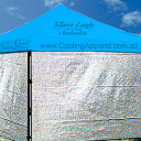 Silver Mesh Gazebo Walls